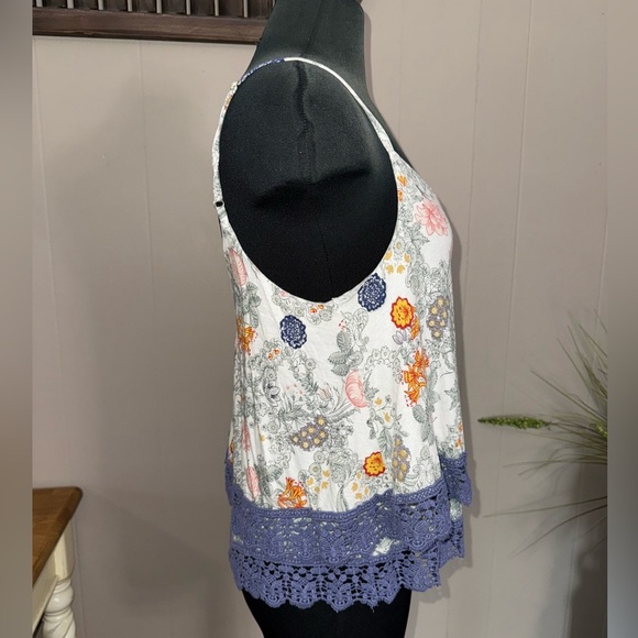 Anthropologie Floreat Lace Trim Cami - Picture 6 of 13